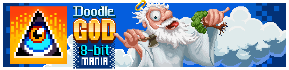 Doodle God: 8-bit Mania Header Image